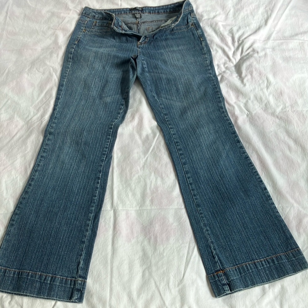 a.n.a Blue Flare Wide Leg Jeans